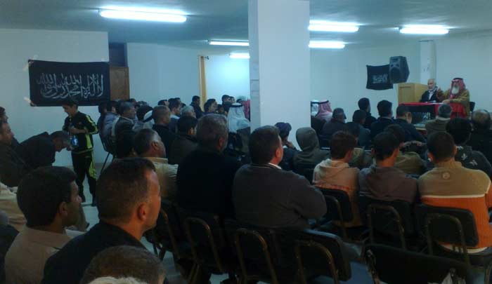 شباب حزب التحرير في العبيدية يعقدون ندوة بعنوان من يرفض تطبيق الشريعة؟!