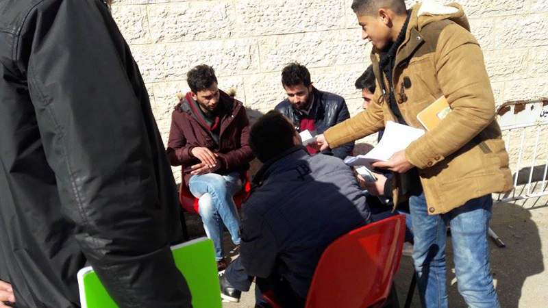كتلة الوعي في جامعة بوليتكنك فلسطين تبشر الطلاب بمرحلة قادمة على أمة الإسلام كمرحلة أبي بكر وعمر