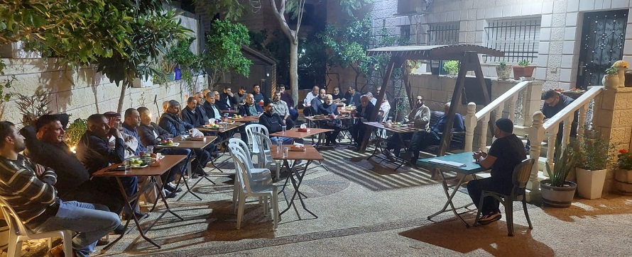 مع ثلة من الوجهاء، حزب التحـ.رير في حوسان - بيت لحم يعقد أمسية رمضانية مميزة