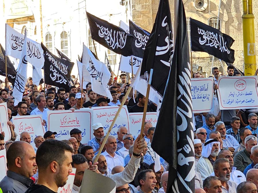 حزب التحرير ينظم وقفات في الضفة الغربية تستنصر جيوش المسلمين لنصرة أهل جنين