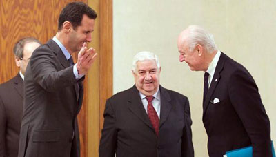 الأسد جزء من الحل الأمريكي، وديميستورا عدو لثورة الشام!
